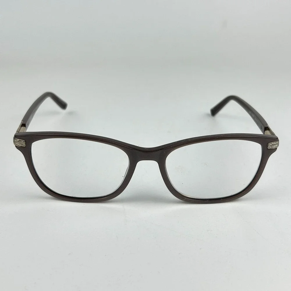 Jones New York J768 Women Eyeglasses Frame Taupe Plastic Full Rim 53-17-135‎ mm